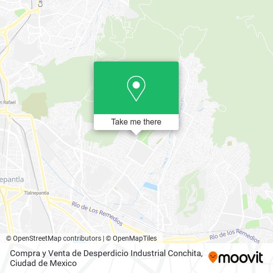 Mapa de Compra y Venta de Desperdicio Industrial Conchita