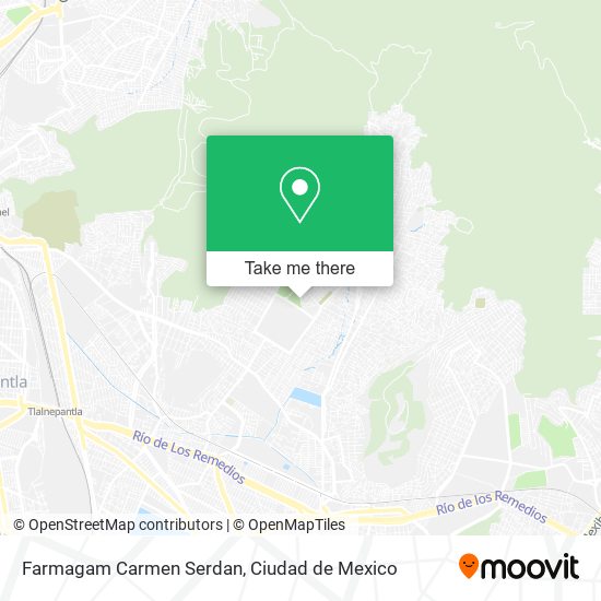 Farmagam Carmen Serdan map