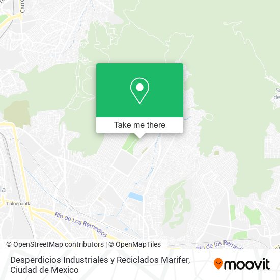 Mapa de Desperdicios Industriales y Reciclados Marifer