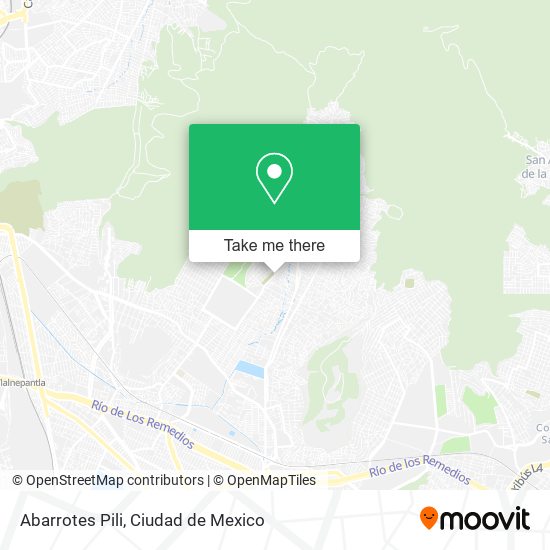 Abarrotes Pili map