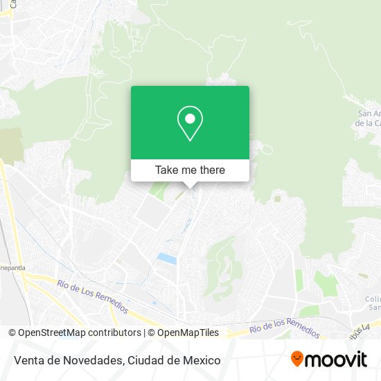 Mapa de Venta de Novedades