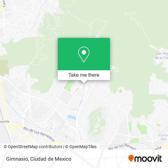 Gimnasio map