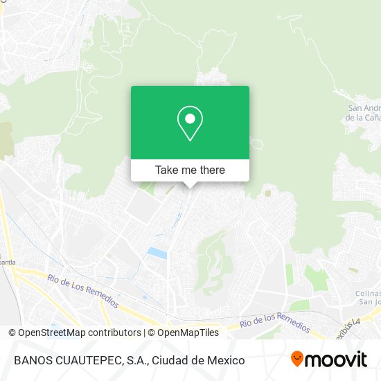 BANOS CUAUTEPEC, S.A. map