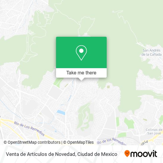 Venta de Artículos de Novedad map