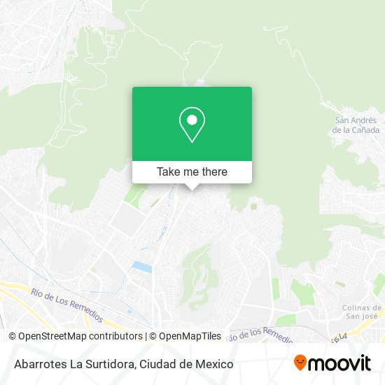 Abarrotes La Surtidora map