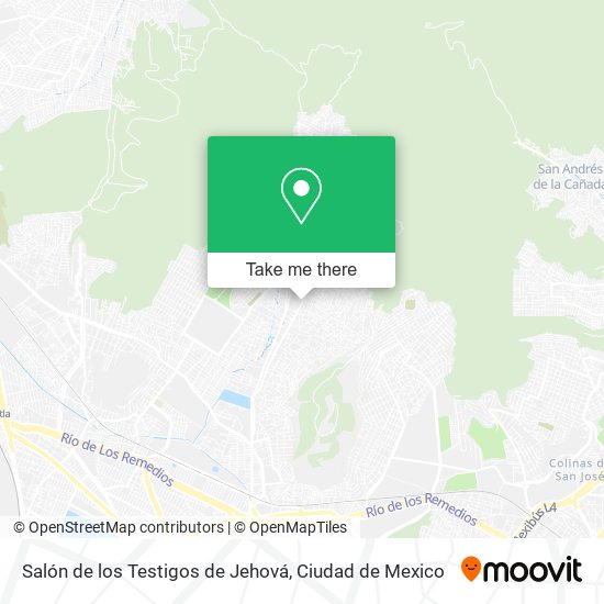 Salón de los Testigos de Jehová map