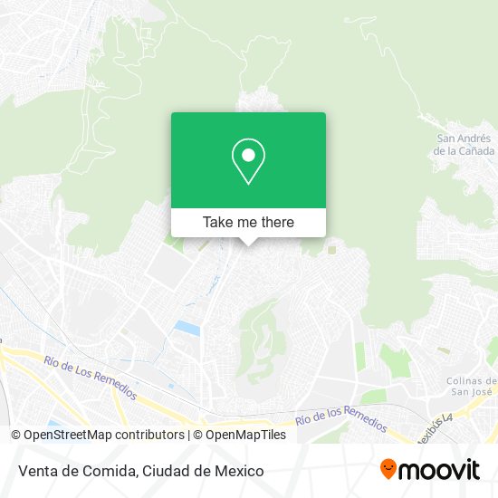 Venta de Comida map