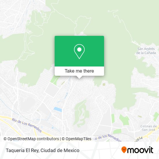 Mapa de Taqueria El Rey