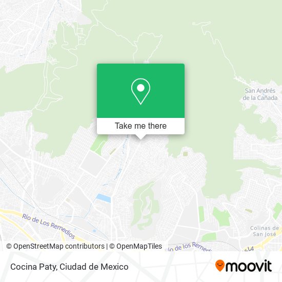 Cocina Paty map