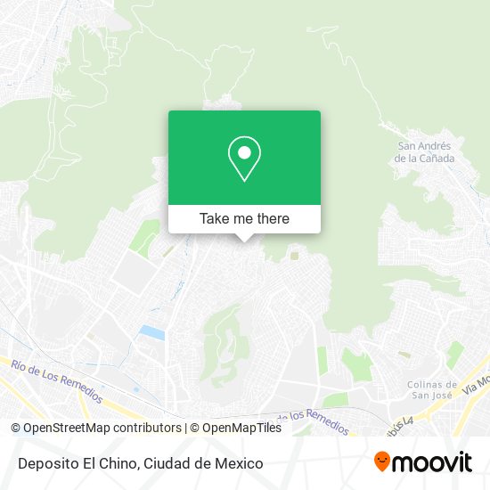 Mapa de Deposito El Chino