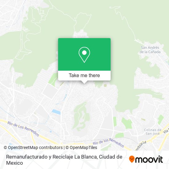 Mapa de Remanufacturado y Reciclaje La Blanca