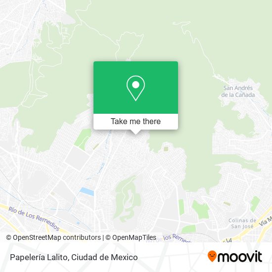 Papelería Lalito map