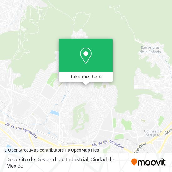 Deposito de Desperdicio Industrial map