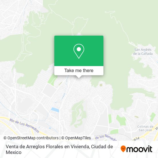 Venta de Arreglos Florales en Vivienda map