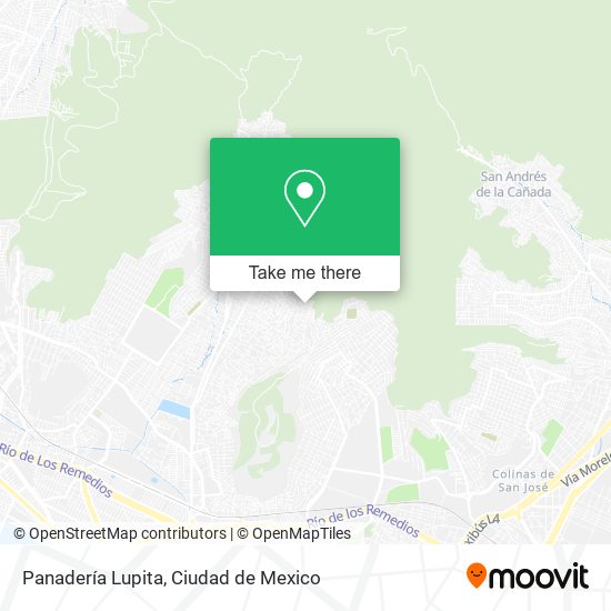 Mapa de Panadería Lupita