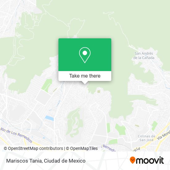 Mariscos Tania map