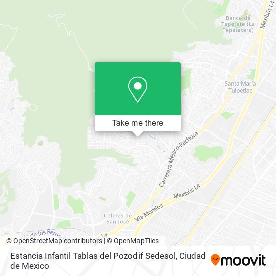 Estancia Infantil Tablas del Pozodif Sedesol map