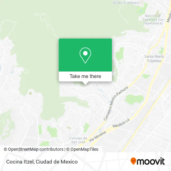 Cocina Itzel map