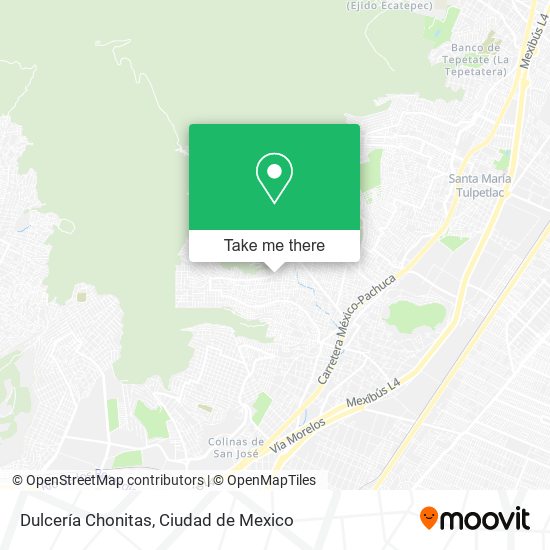 Dulcería Chonitas map