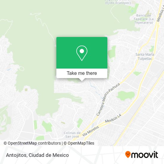 Mapa de Antojitos