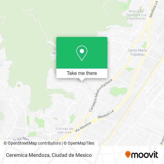 Ceremica Mendoza map