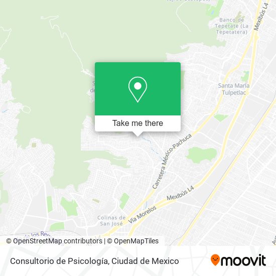 Consultorio de Psicología map