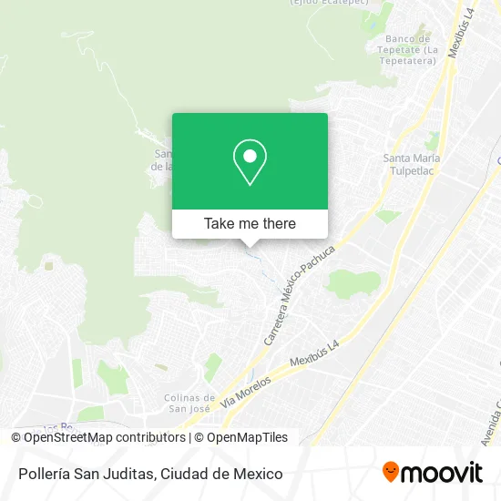 Pollería San Juditas map