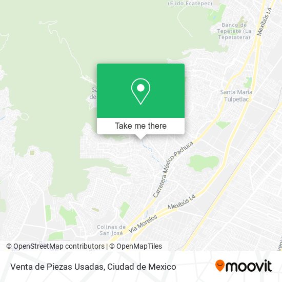 Venta de Piezas Usadas map