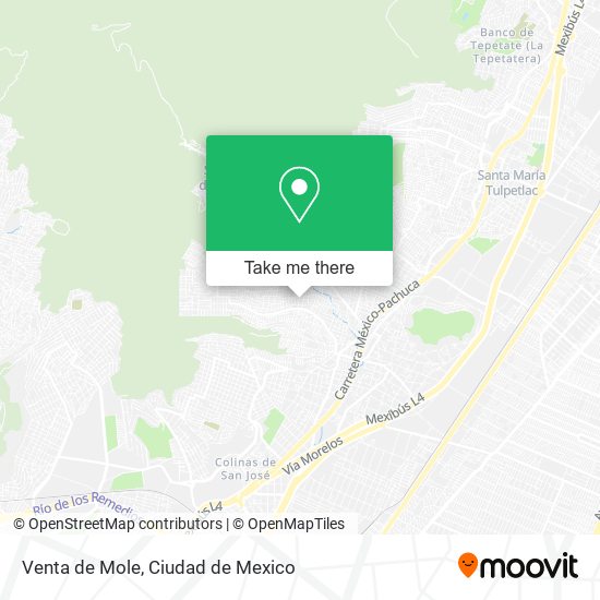 Mapa de Venta de Mole