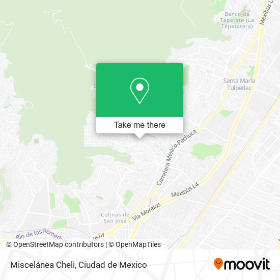 Miscelánea Cheli map