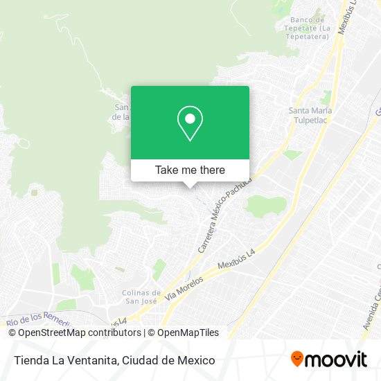 Mapa de Tienda La Ventanita