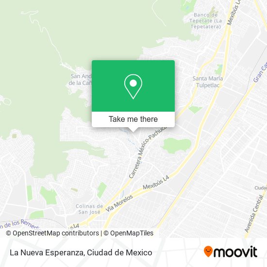 Mapa de La Nueva Esperanza