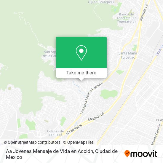 Aa Jovenes Mensaje de Vida en Acción map