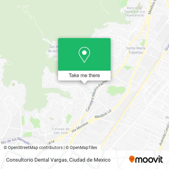 Mapa de Consultorio Dental Vargas