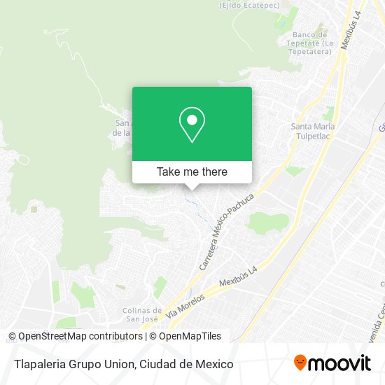 Tlapaleria Grupo Union map