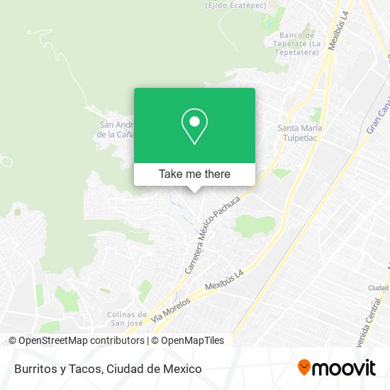 Burritos y Tacos map