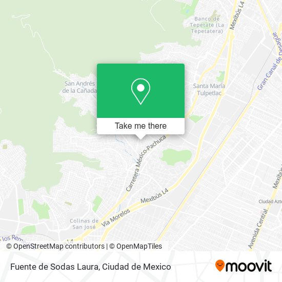 Fuente de Sodas Laura map