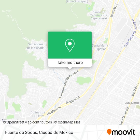 Fuente de Sodas map