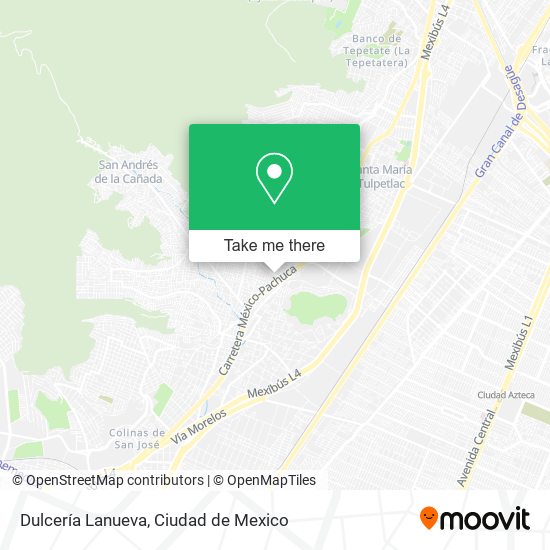 Dulcería Lanueva map