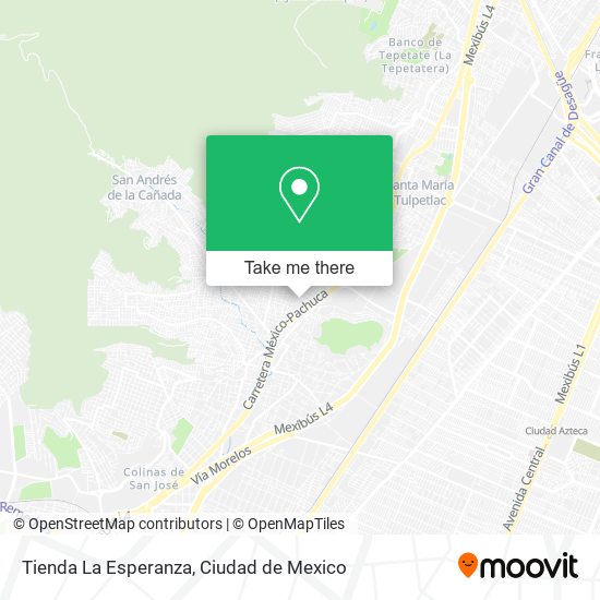 Tienda La Esperanza map