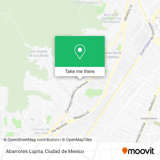 Abarrotes Lupita map