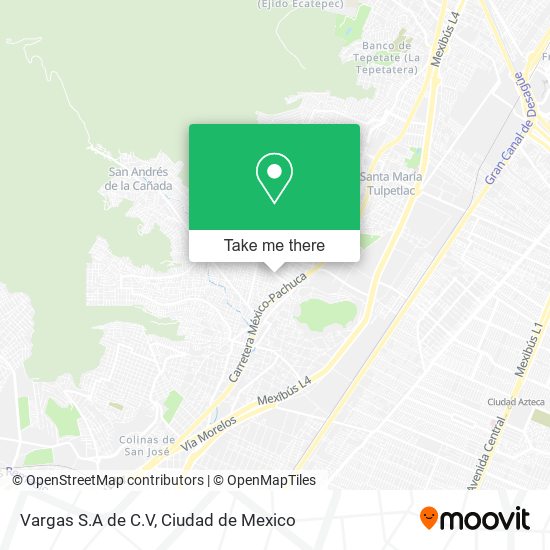 Mapa de Vargas S.A de C.V