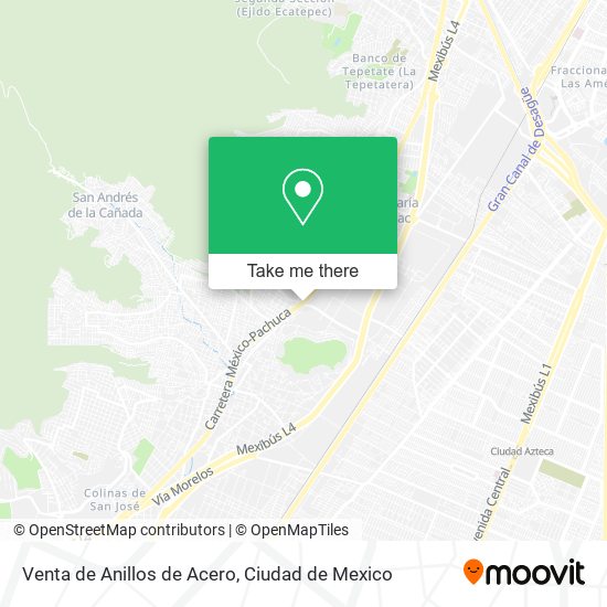 Venta de Anillos de Acero map