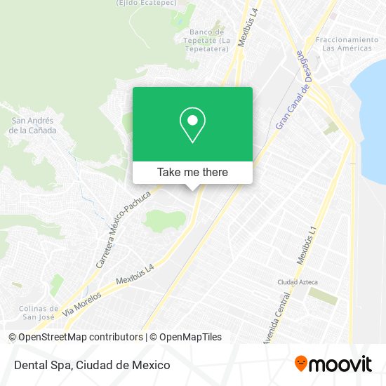 Mapa de Dental Spa