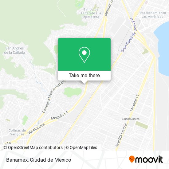 Banamex map