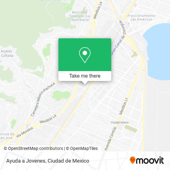 Ayuda a Jovenes map