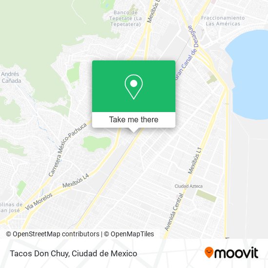 Tacos Don Chuy map