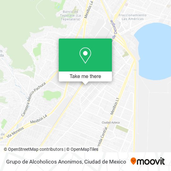 Grupo de Alcoholicos Anonimos map