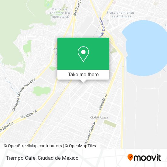 Tiempo Cafe map
