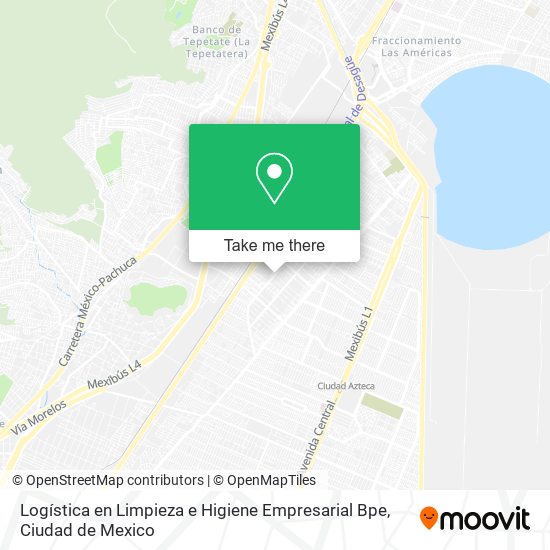 Logística en Limpieza e Higiene Empresarial Bpe map